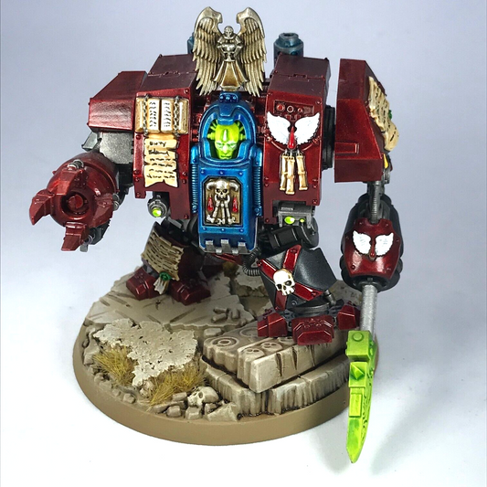 Space Marine Blood Angels Dreadnought - Painted - Warhammer 40K C3509