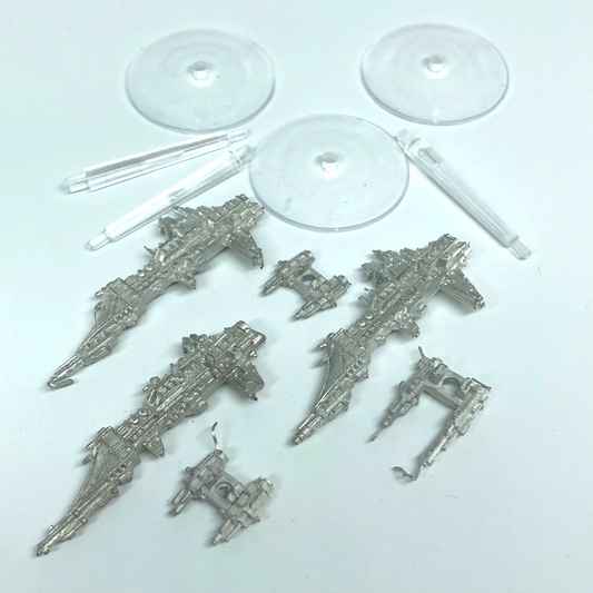 Imperial Firestorm Class Frigates - Battlefleet Gothic Warhammer GW Metal X6203