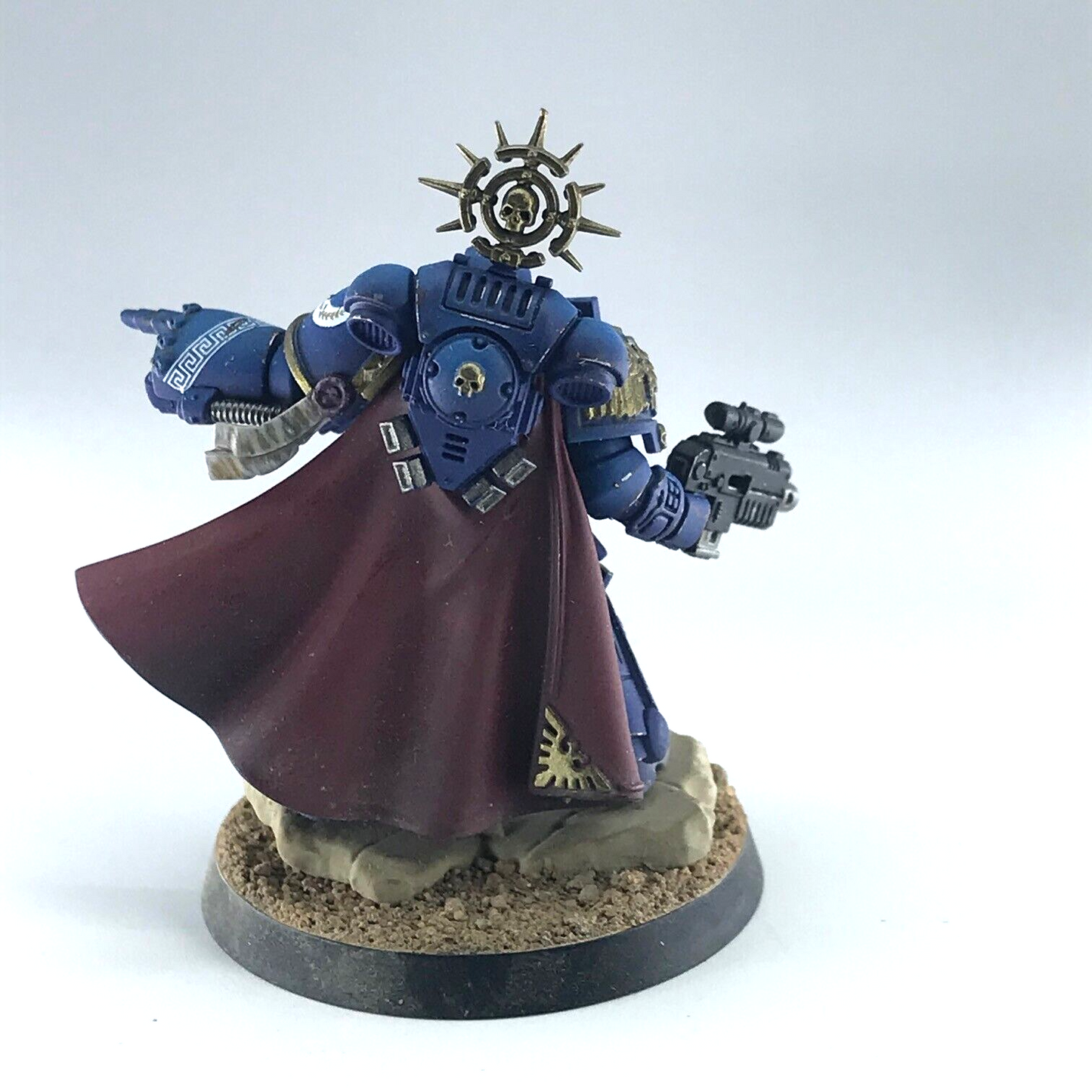 Space Marines Captain Company Heroes Ultramarines - Painted Warhammer 40K X1699