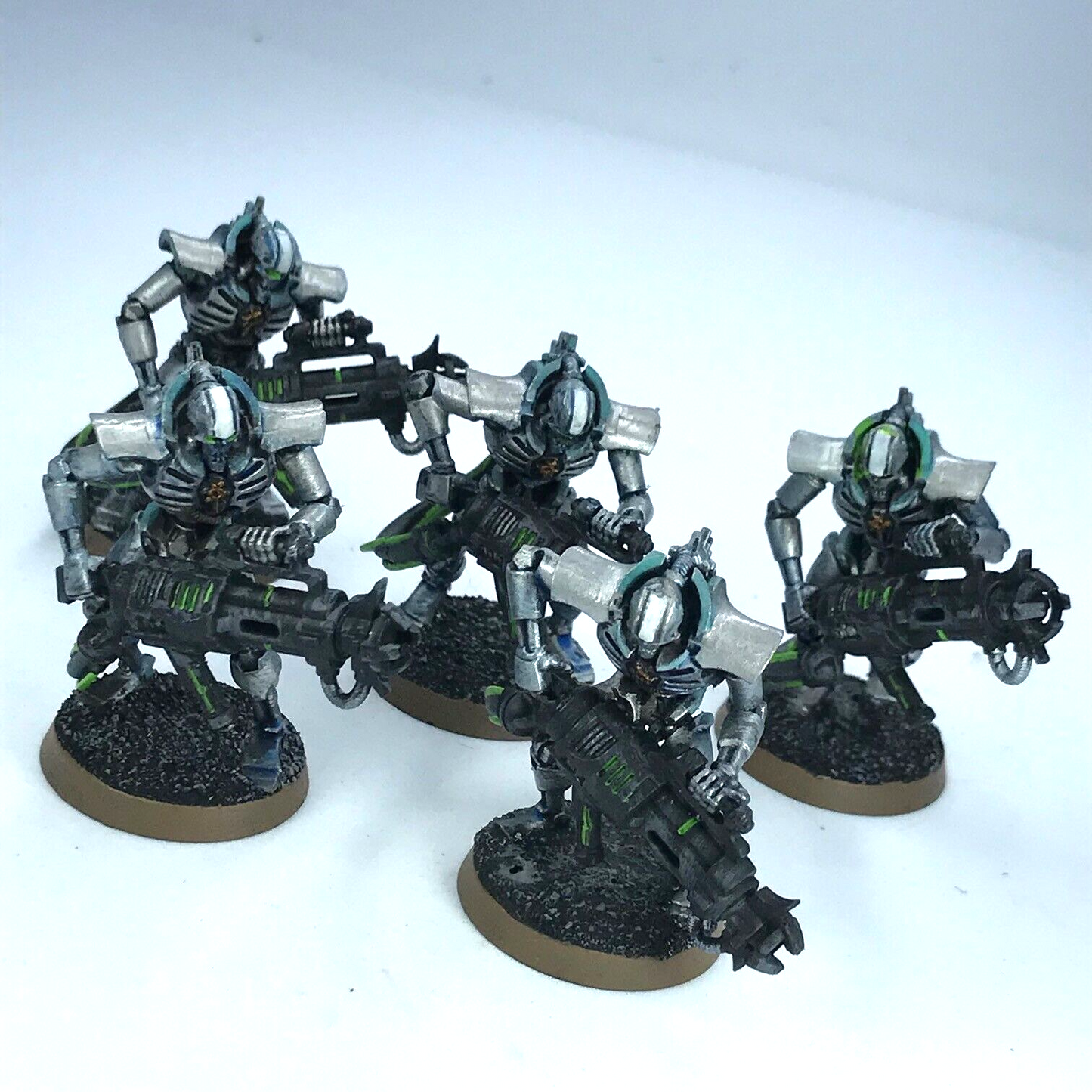 Necron Immortals with Tesla Carbines Necrons - Painted - Warhammer 40K C3808