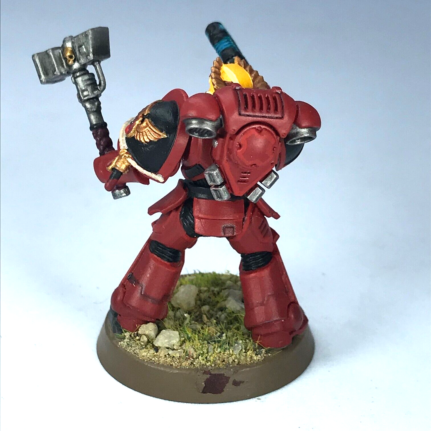 Blood Angels Lieutenant with Hammer Space Marines Painted - Warhammer 40K X10838