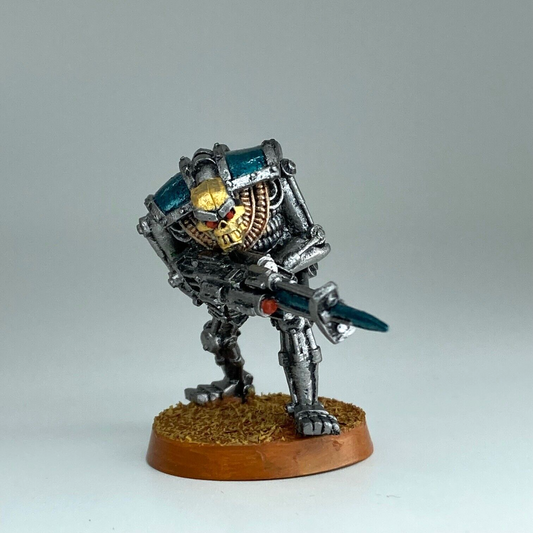 Original Necron Warrior - 1993 - Painted - Warhammer 40K Classic Metal X13435