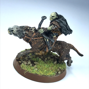 Orc Warg Rider - Painted - LOTR / Warhammer / Lord of the Rings Metal C4587