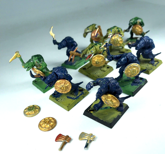 Classic Lizardmen Saurus Regiment - Varying Condition - Warhammer Fantasy C1176