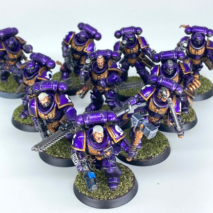 Primaris Assault Intercessors - Space Marines - Painted Warhammer 40K GW C5118