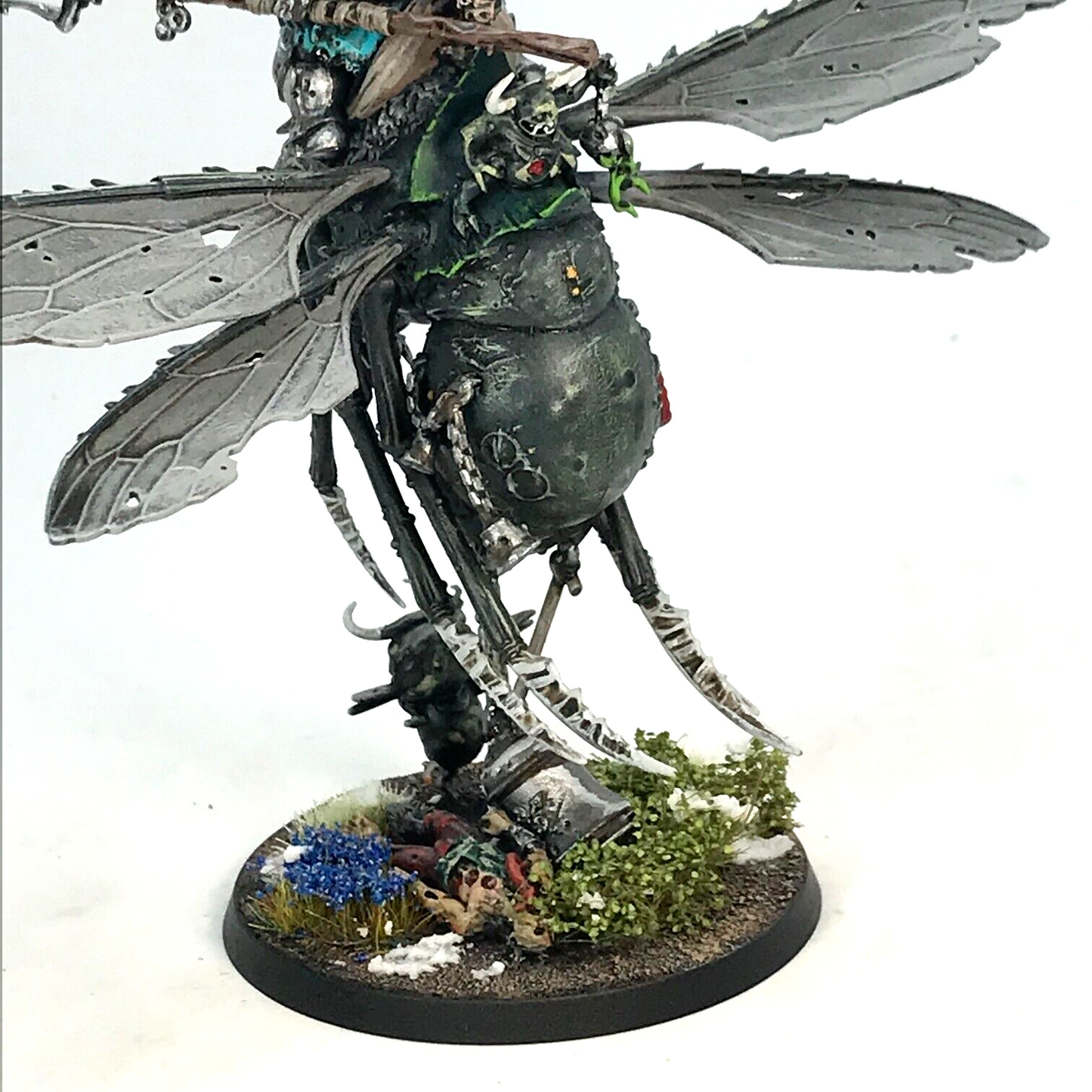 Nurgle Chaos Lord on Plague Drone - Painted - Warhammer Age of Sigmar BOX105