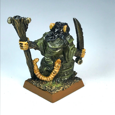 Classic Metal Skaven Plague Monk - Painted - Warhammer Fantasy X9406