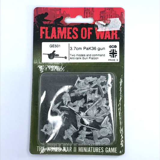 WW2 German Axis PaK36 Gun Anti-tank Platoon - Blister - Flames of War C3248