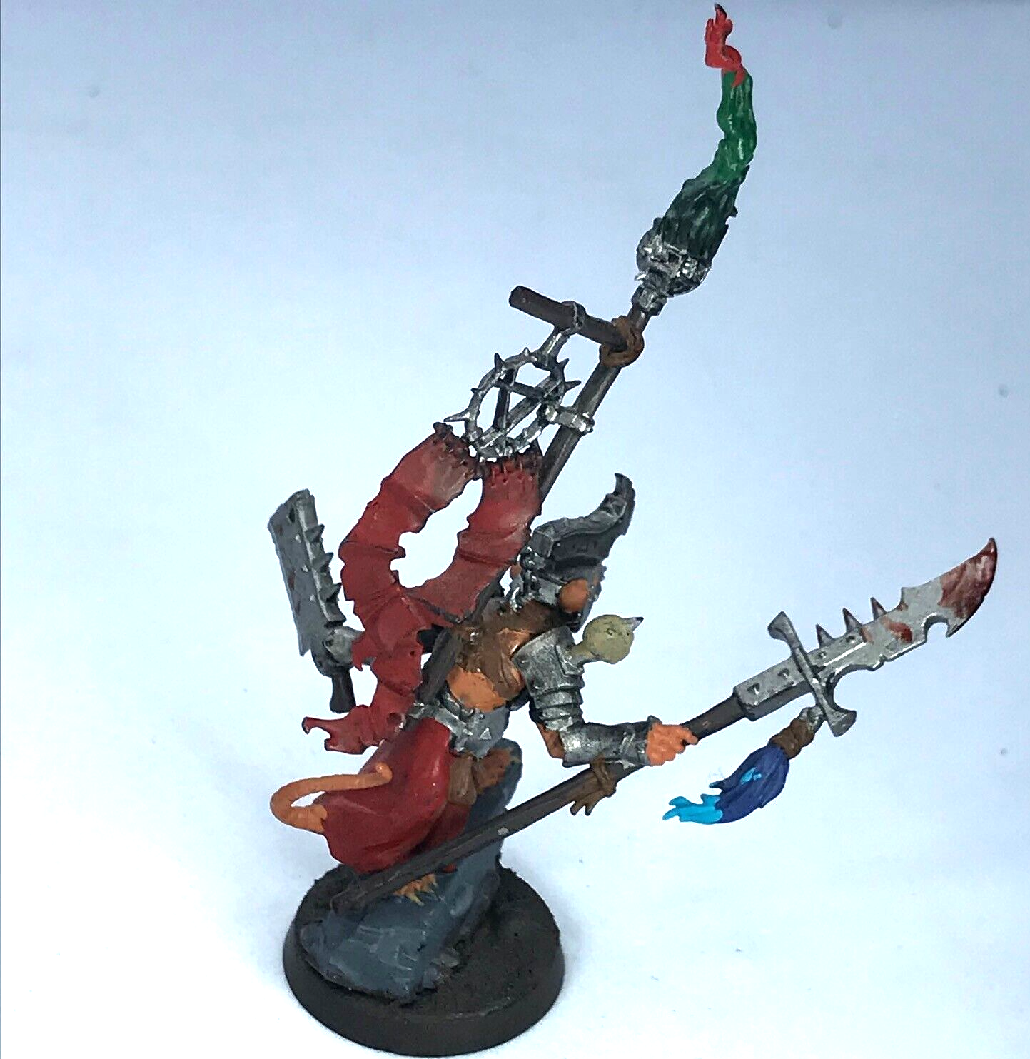 Skaven Warlord Commander - Painted - Warhammer Age of Sigmar C1113