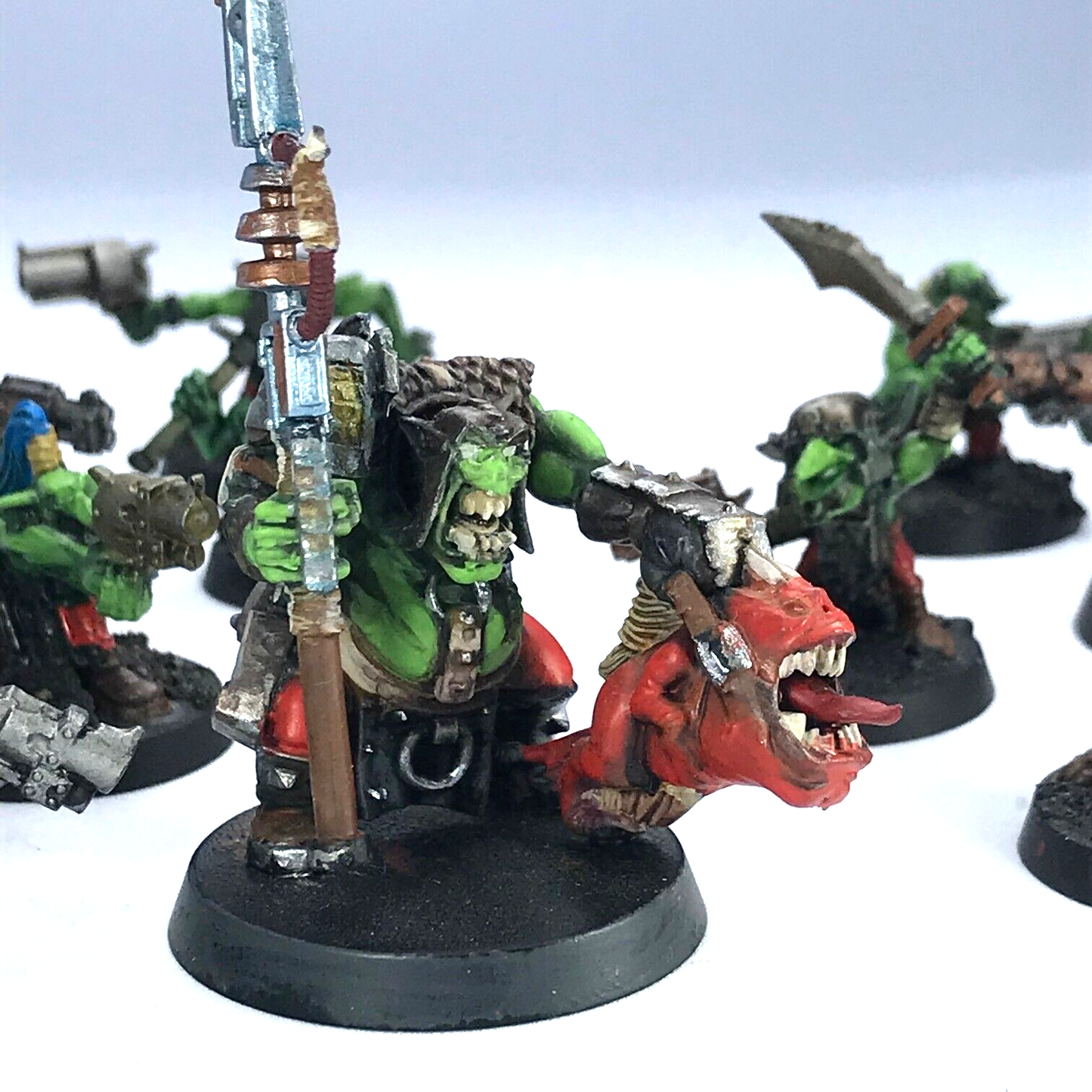 Space Ork Gretchin Squad & Runtherd Painted - Warhammer 40K Games Workshop C3246