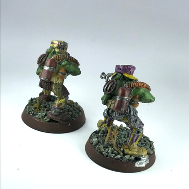 Space Ork Old Flat Ed Pair Rogue Trader - Warhammer 40K Classic Metal GW X8821