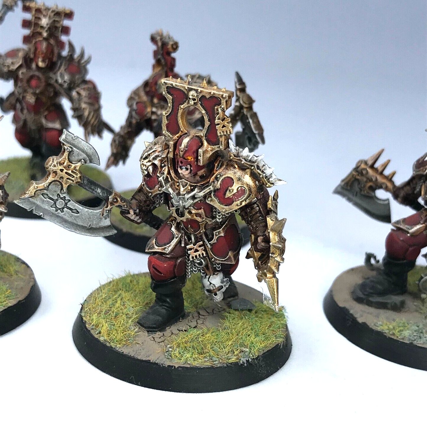 Khorne Blood Warriors Chaos - Painted - Warhammer Age of Sigmar C2980