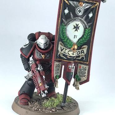 Black Templars Bladeguard Ancient - Space Marines Warhammer 40K Painted C3800