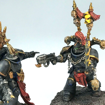 Chaos Space Marines Champions Painted - Warhammer 40K C490