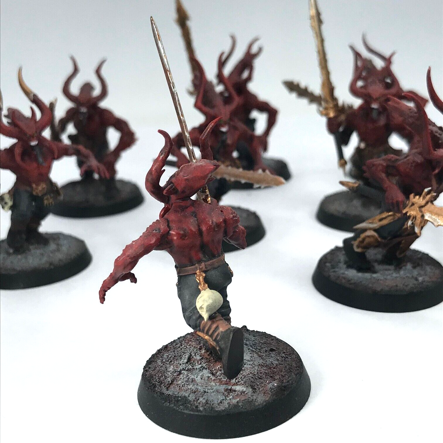 Custom Daemons Of Khorne Bloodletters Chaos - Warhammer Age of Sigmar C2499