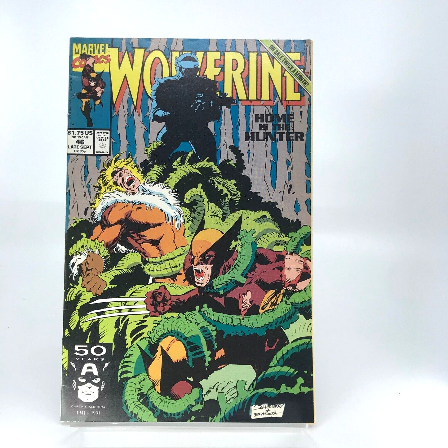 Marvel Wolverine Issue 46 - Original Vintage Comic - Marvel Comics D123