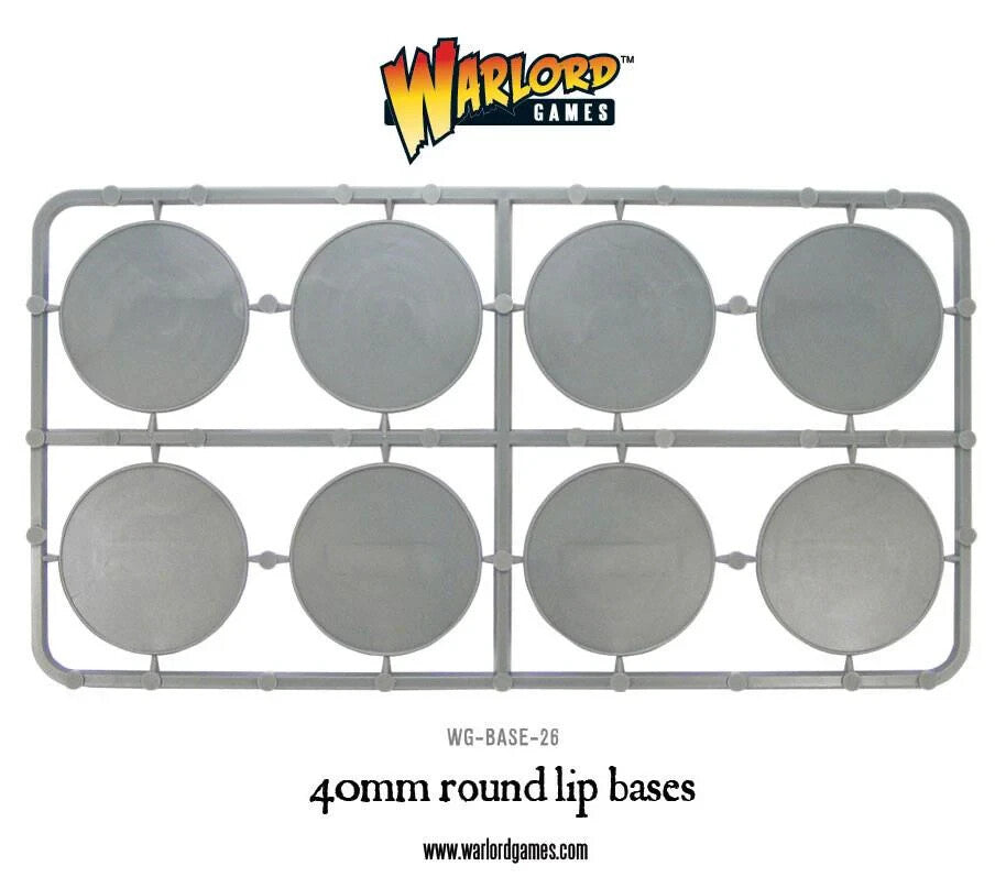 Round Bases - Brand New - Warlord Games Bolt Action Miniatures
