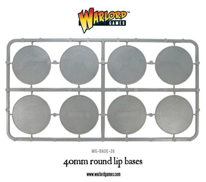 Round Bases - Brand New - Warlord Games Bolt Action Miniatures