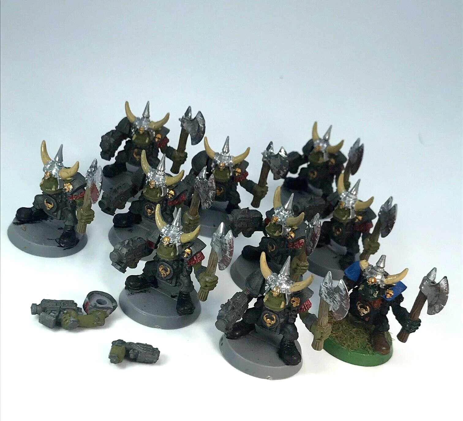 Space ork goff boyz squad rogue trader - painted warhammer 40k gw c563