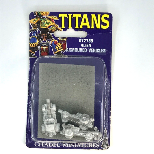 Titans Alien Armoured Vehicles Blister - OOP - Epic Armageddon Warhammer  C537