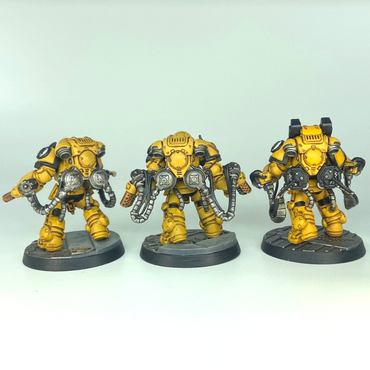 Primaris Aggressors Imperial Fists Space Marines - Painted - Warhammer 40K C1037