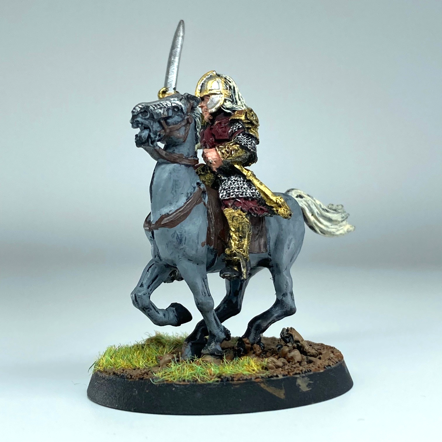 Eomer - Captain of Rohan - Warhammer GW / Lord of the Rings Part Metal