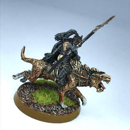 Metal Orc Warg Rider - Painted - Warhammer / Lord of the Rings C3659