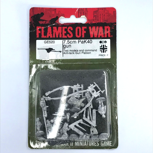 WW2 German Axis PaK40 Gun Anti-tank Platoon - Blister - Flames of War C2708