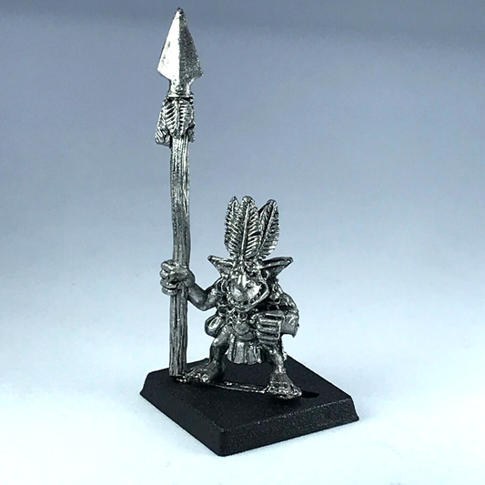 Forest Goblin with Spear Dated 1992 Orcs & Goblins - Warhammer Fantasy X7339