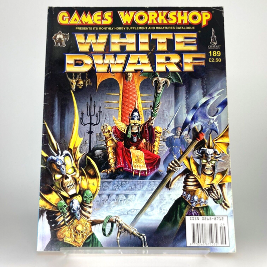 White Dwarf 189 Magazine Games Workshop Warhammer Fantasy 40,000 40K M1061