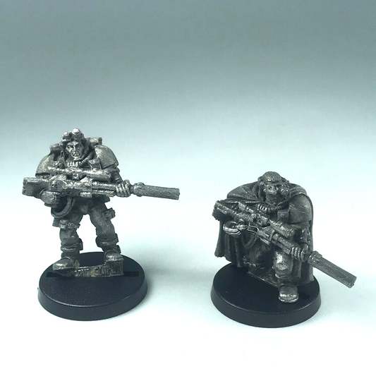 Classic Metal Space Marine Scout with Sniper Pair - Warhammer 40K X1629