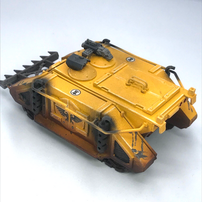 Classic Imperial Fist Space Marine Rhino - Painted - Warhammer 40K