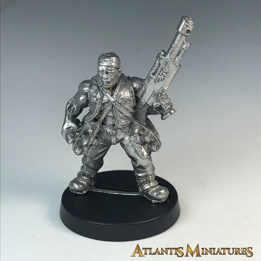 Metal Catachan Rocket Launcher Loader Imperial Guard - Warhammer 40K X6479