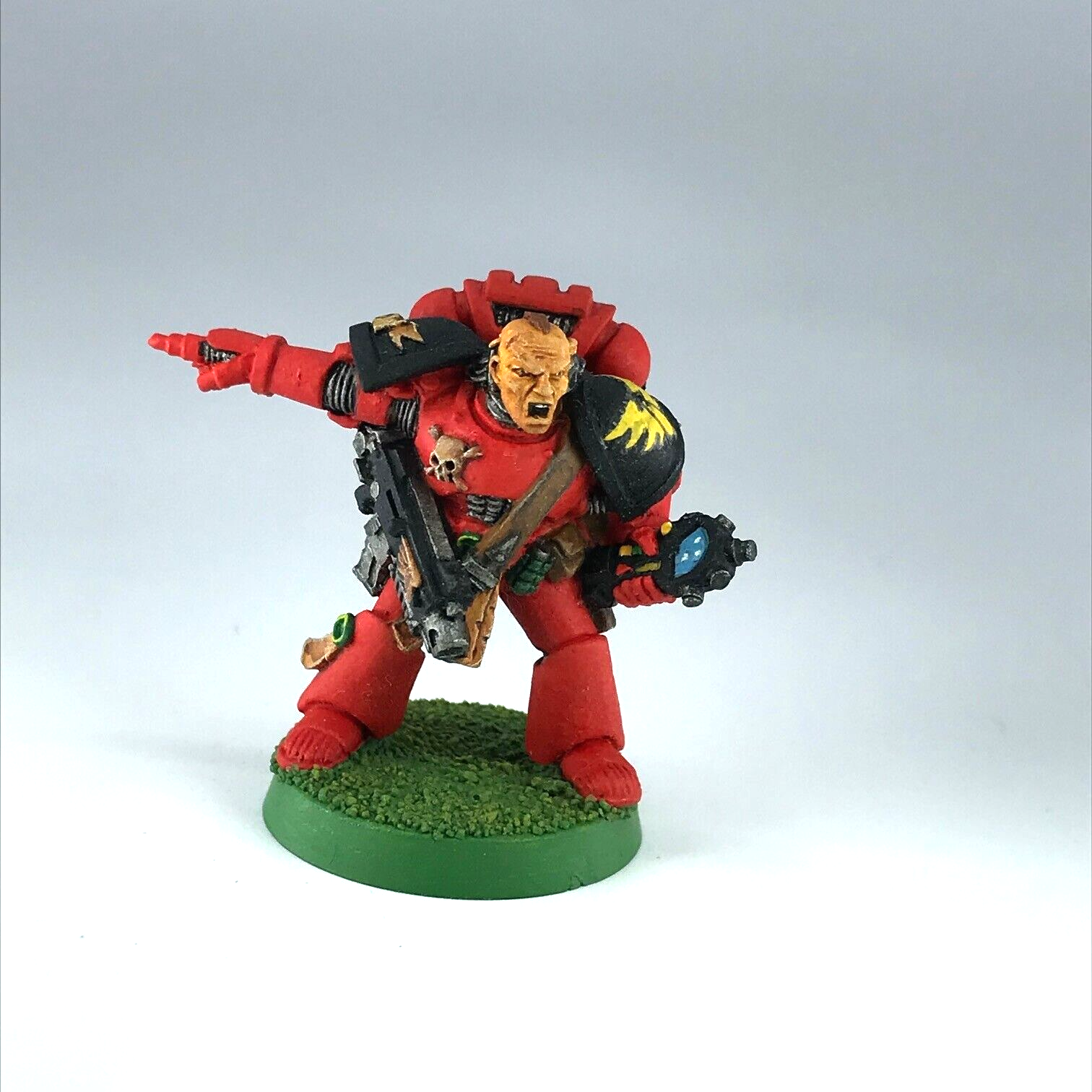 Blood angels veteran sergeant - space marines warhammer 40k classic metal x9249