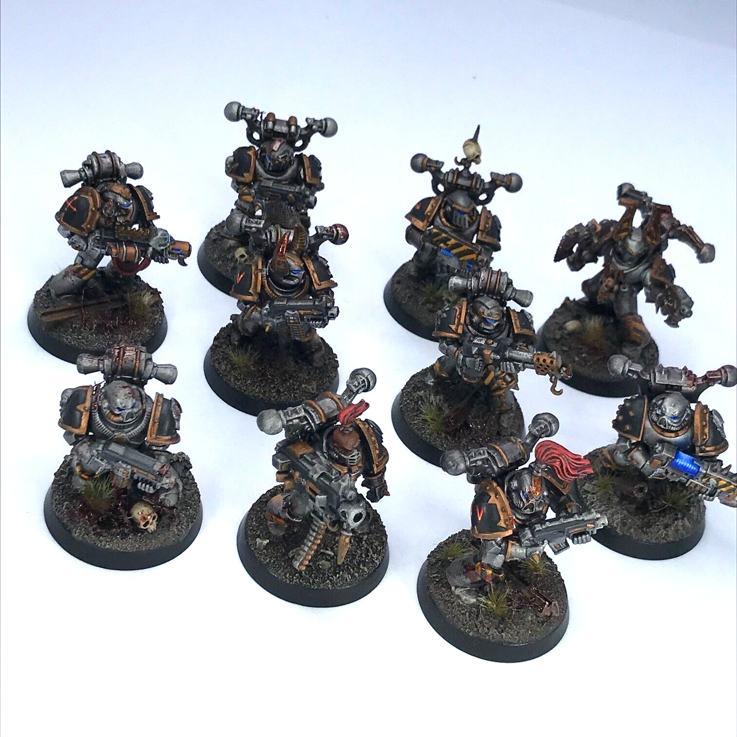 Iron Warriors Tactical Squad Space Marines - Painted - Warhammer 40K GW C3159