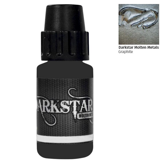 Graphite Darkstar Molten Metals Paint 17ml Bottles - New & Unopened