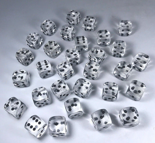 Unusual Playing Dice 14mm - D6 Board Game RPG Wargame D14