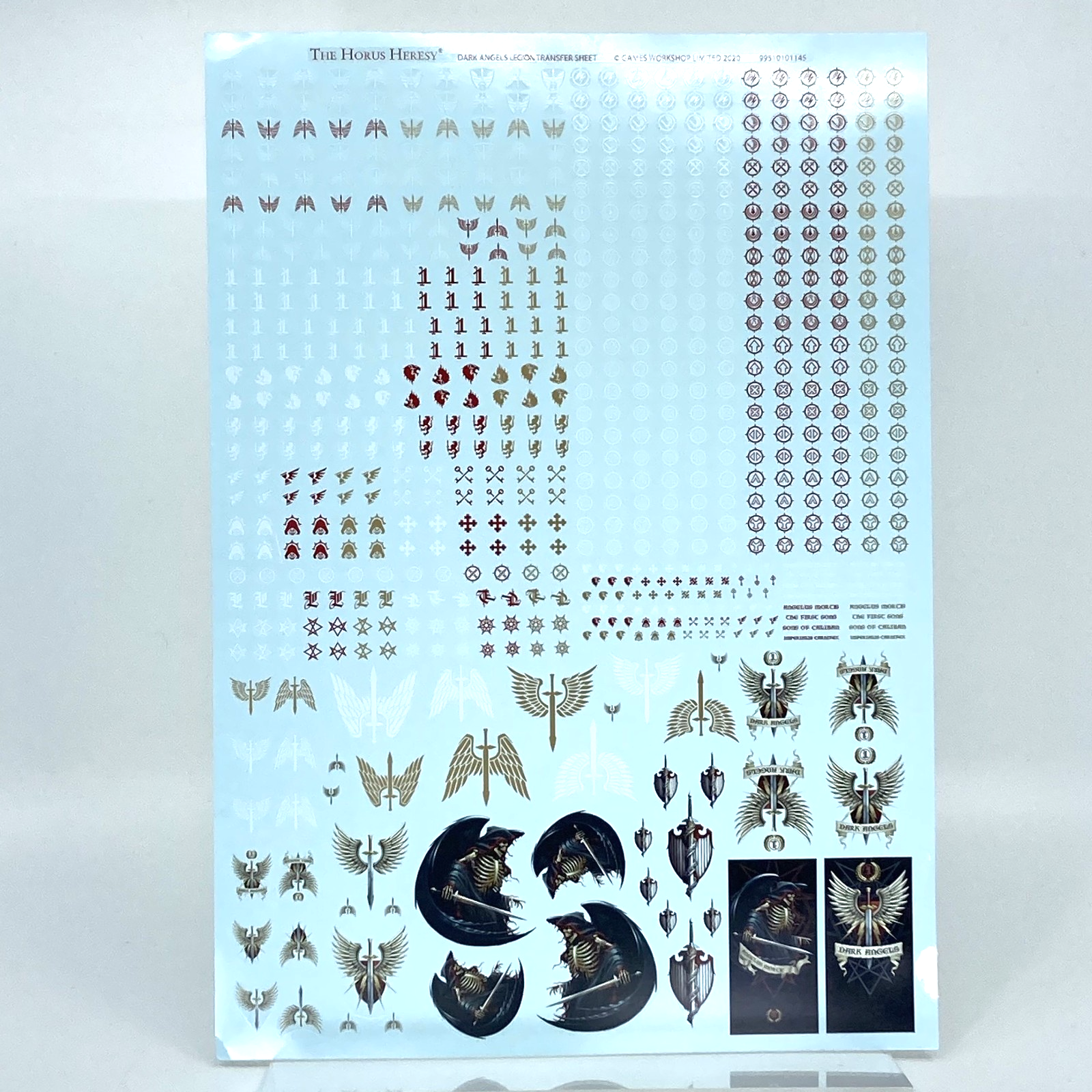 Games Workshop Dark Angels Transfer Sheet – Warhammer 40K Decals For Space Marines
