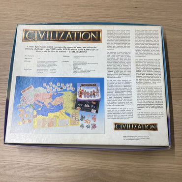 Civilization Board Game - Gibson Game Company - Unsure if Complete W149