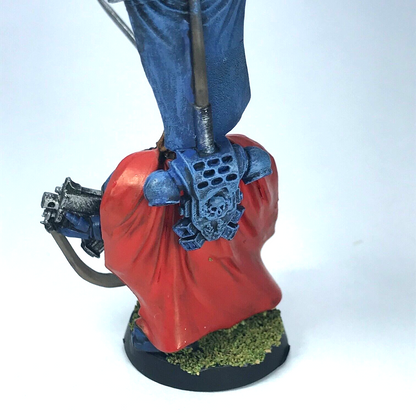 Classic Space Marine Ultramarine Captain - Painted - Warhammer 40K C3724