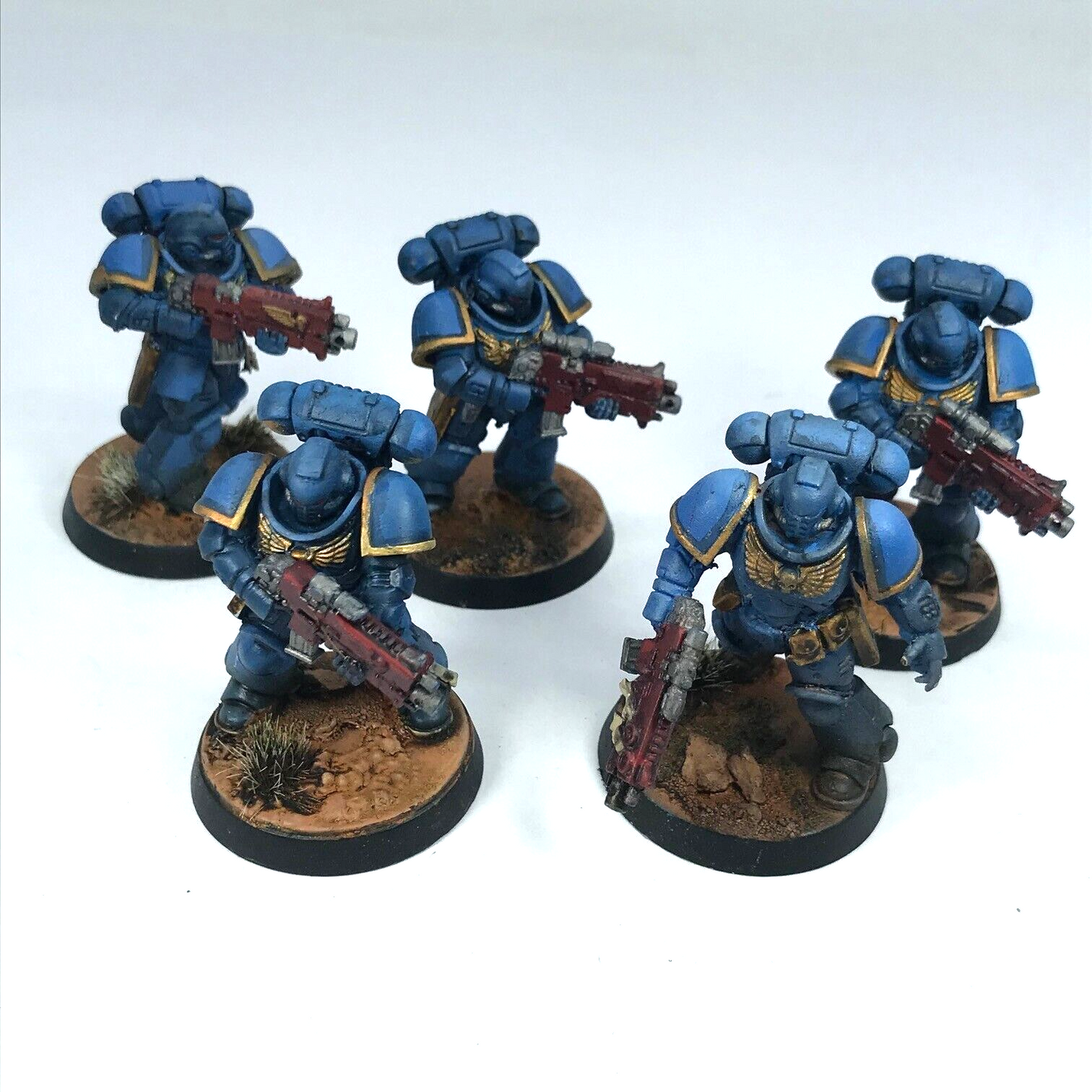 Space Marine Primaris Intercessors Squad - Painted - Warhammer 40K C2509