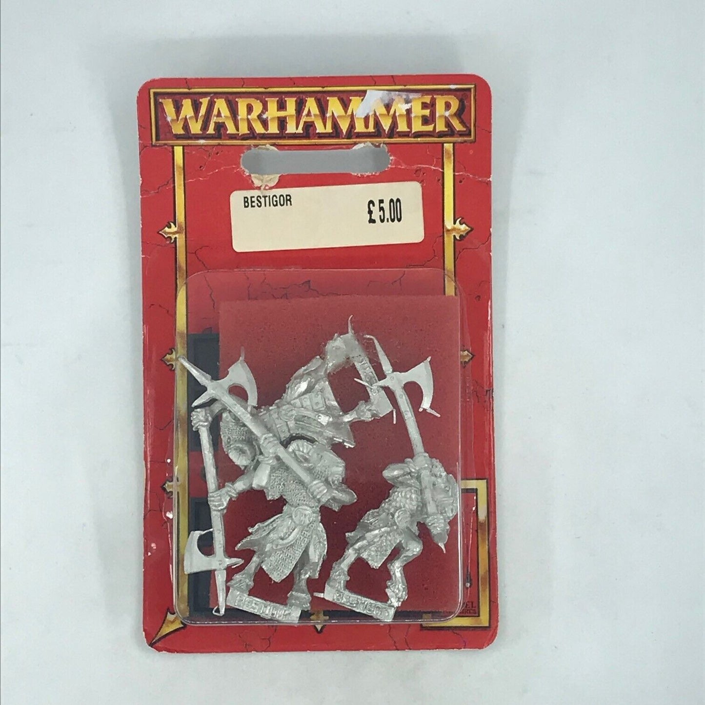 Metal Classic Beastmen Bestigor Warriors Blister - Warhammer Fantasy C199