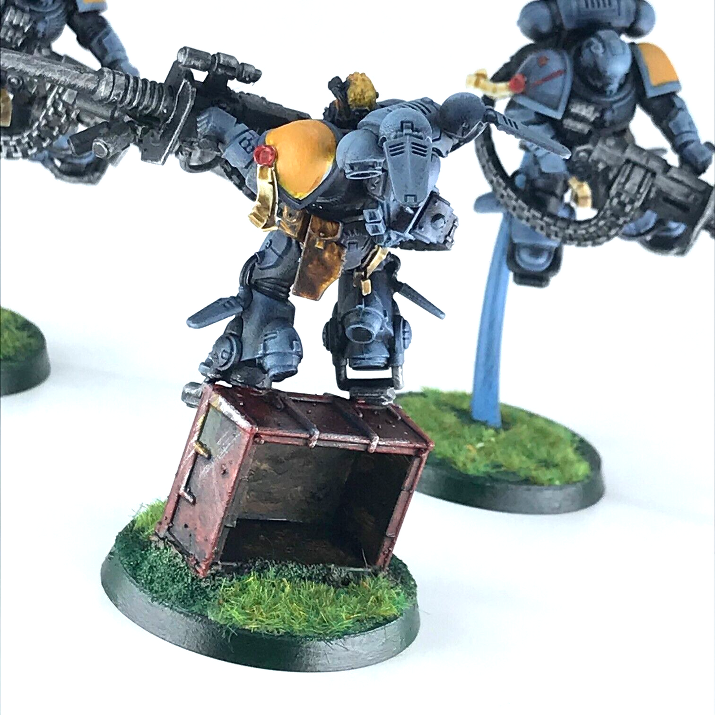 Primaris Vanguard Suppressor Squad Space Wolves - Painted - Warhammer 40K C4488