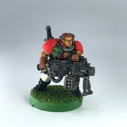 Blood Angels Scout with Heavy Bolter - Warhammer 40K Metal Painted X2997