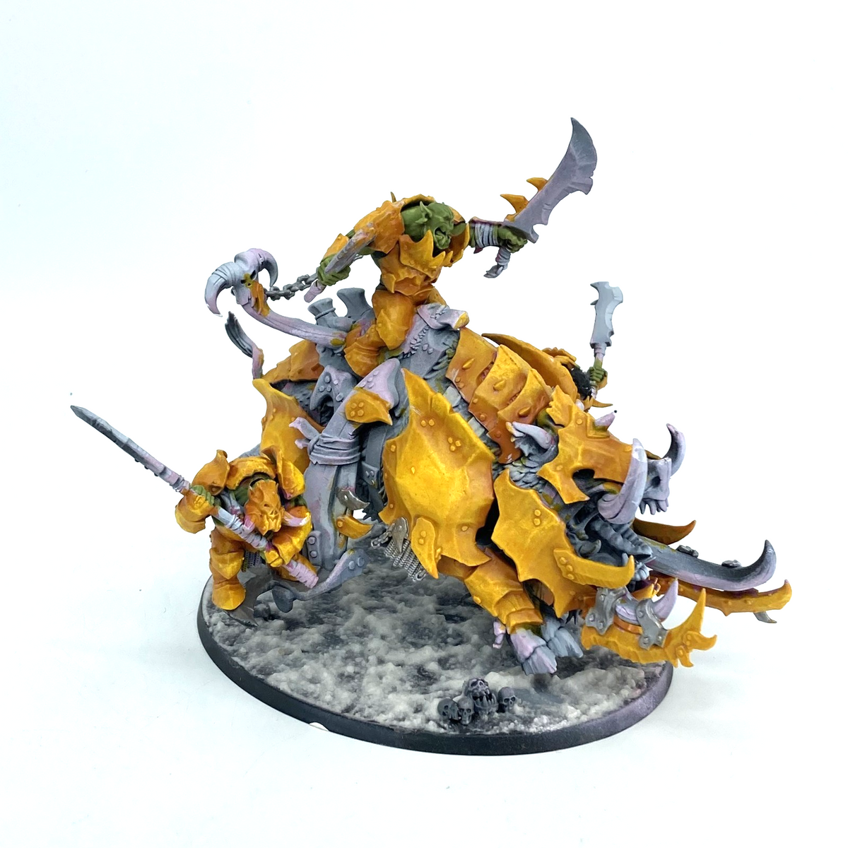 Tuskboss on Maw-grunta Ironjawz Orruk Warclans - Warhammer Age of Sigm