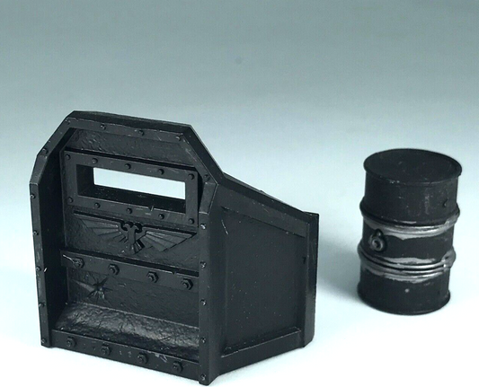 40K Imperial Guard Shield Barrier Barrel Urban Scenery - Warhammer 40K C425