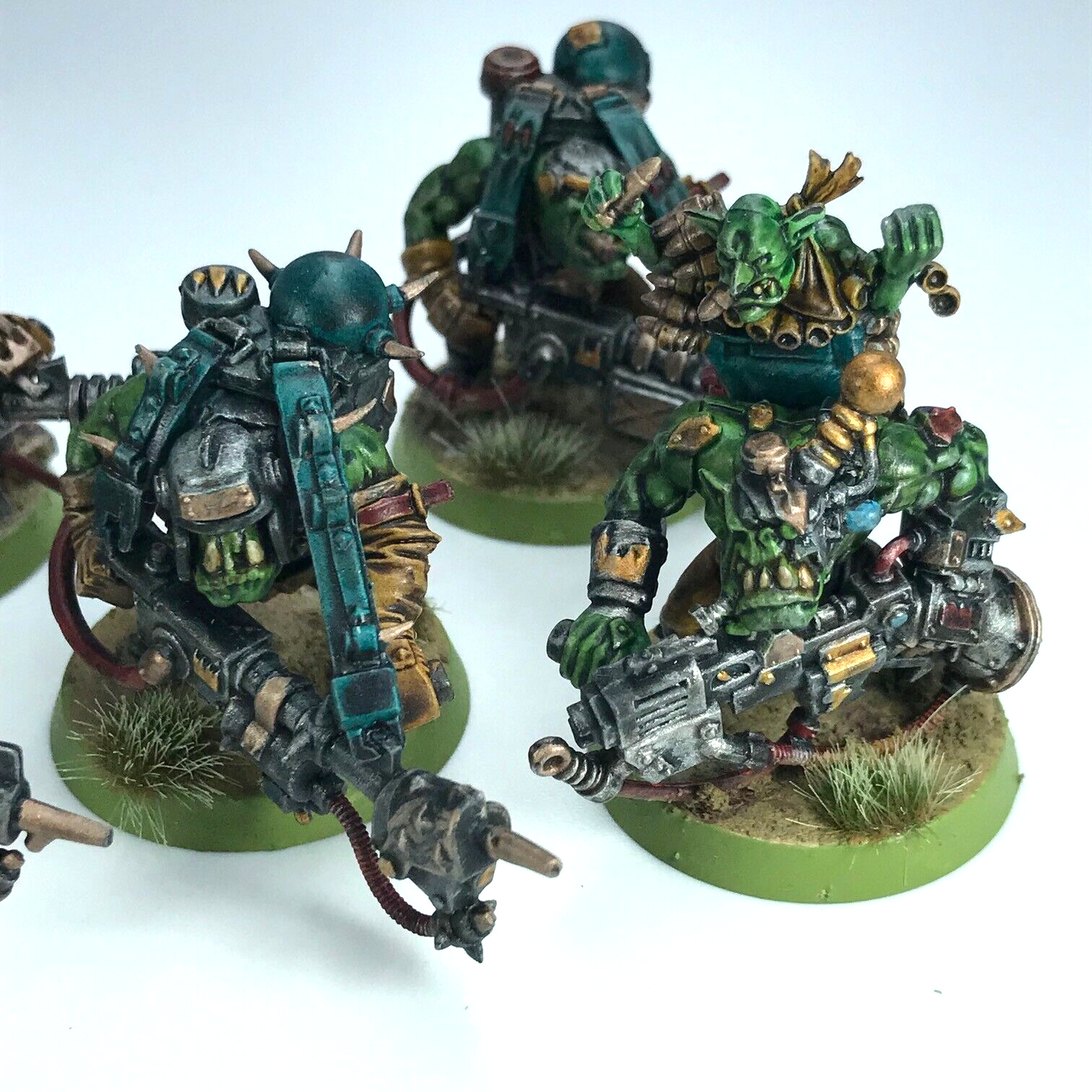 Space Ork Burna Boyz - Painted - Warhammer 40K C3257
