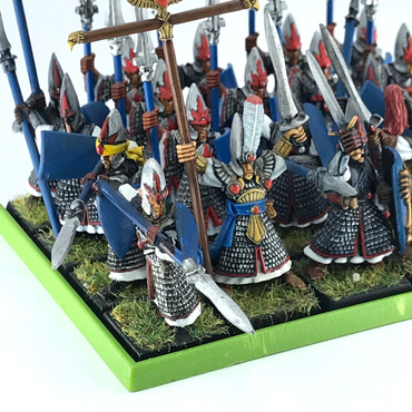 High Elves Spearmen Regiment - Warhammer Fantasy Painted - Some Metal