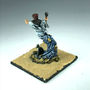 Painted Tomb King Undead Mage Sorcerer Character - Warmaster Warhammer X1176