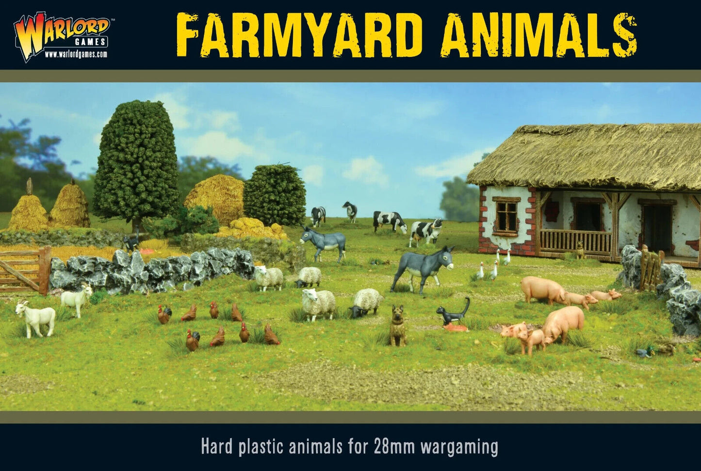 Farmyard Animals Set - Warlord Games Bolt Action Miniatures